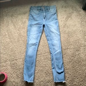abercrombie and fitch jean ankle leggings